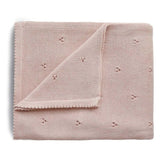 Mushie Knitted Pointelle Baby Blanket - ANB Baby